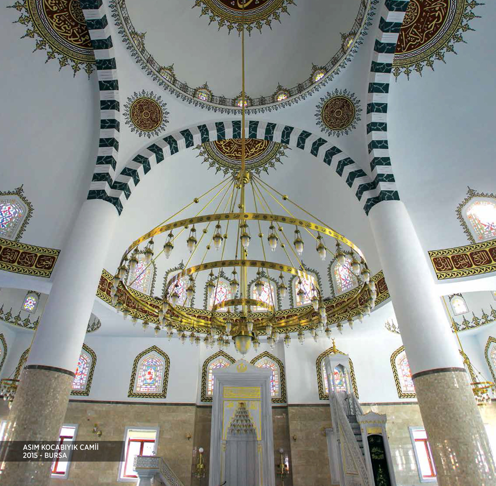 Cami Sütunları -  cami sütunları - cami inşaatı, cami kubbe kaplama